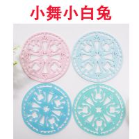 碗垫子桌垫防烫杯垫子隔热垫家用耐高温锅垫茶杯垫盘垫菜盘垫餐垫|小舞小白兔 12片装(颜色随机)