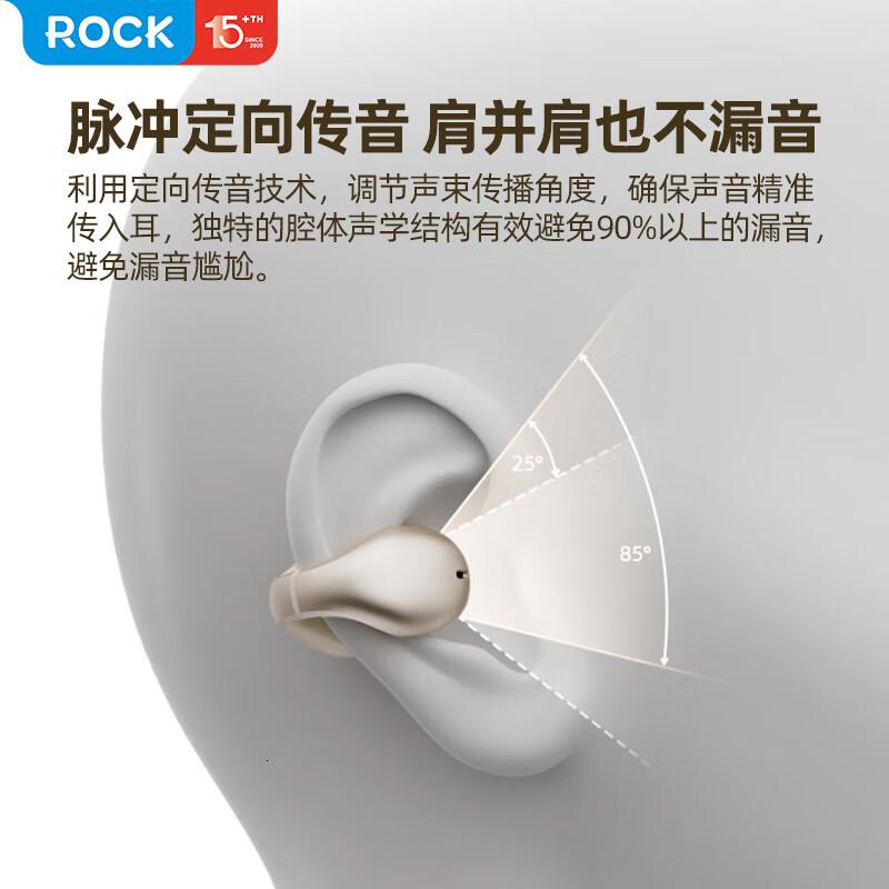 ROCK 耳饰Pro无线蓝牙耳机RAU0764 星夜黑高清大图