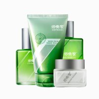 师夷家 男士祛痘平衡护肤四件套(洁面乳120g+精华水100ml+精华乳50ml+泥浆面膜110g)