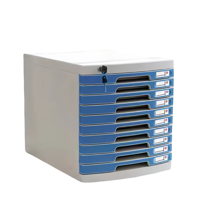 铭思达桌面文件柜中号十层个高清大图