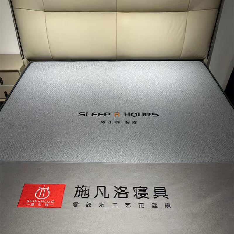 科朔头层牛皮床现代简约皮床工厂展厅实拍轻奢风网红床L381