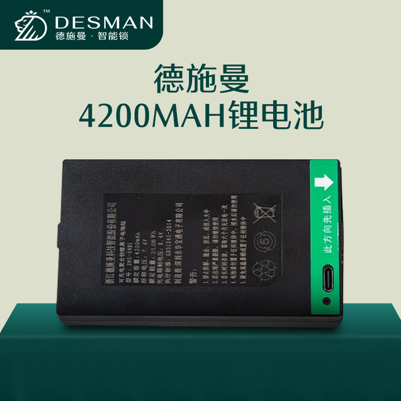 德施曼原装电池原装大号锂电池3900毫安(下方电池)高清大图