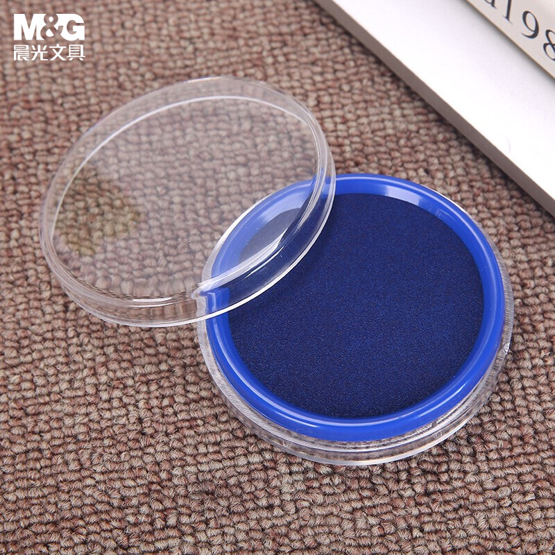 晨光(M&G)快干印台(透明圆)蓝AYZ97512B高清大图