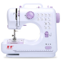 新款升级版12线迹家用电动小型迷你台式锁边吃厚缝纫机多功能