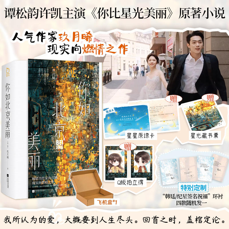 你如北京美丽 [正版] 你如北京美丽 全套2册 玖月晞 已完结+新增番外 你比星光美丽 电视剧原著小说 青春文学都市爱高清大图