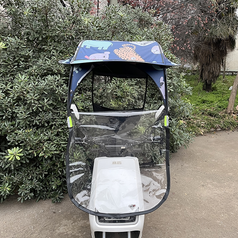 电动车闪电客雨棚蓬加厚车棚雨伞摩托车遮阳伞新款电车防晒防雨四季