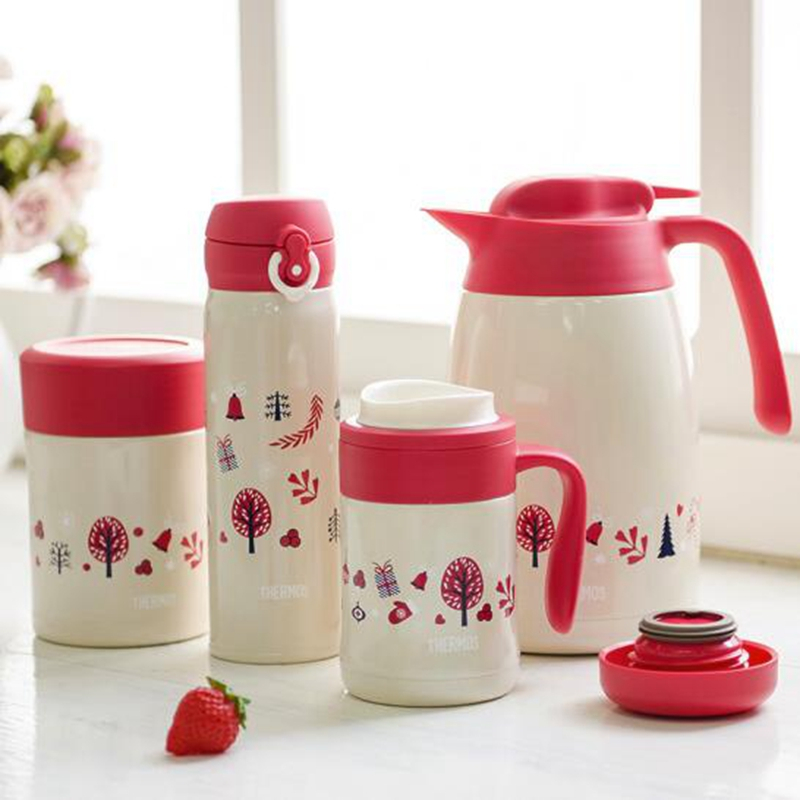 THERMOS膳魔師小红帽系列不锈钢 370ml 马克杯 TCMG-370 RD