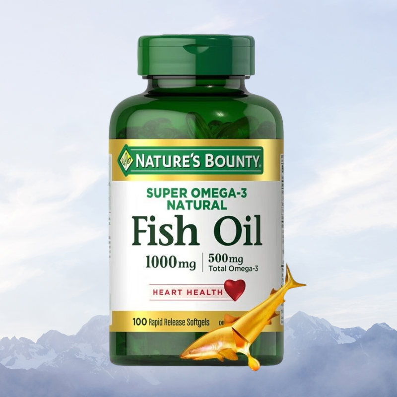 NATURE’S BOUNTY自然之宝超级OMEGA3鱼油软胶囊100粒 中老年人心脑健康 美国原装进口高清大图