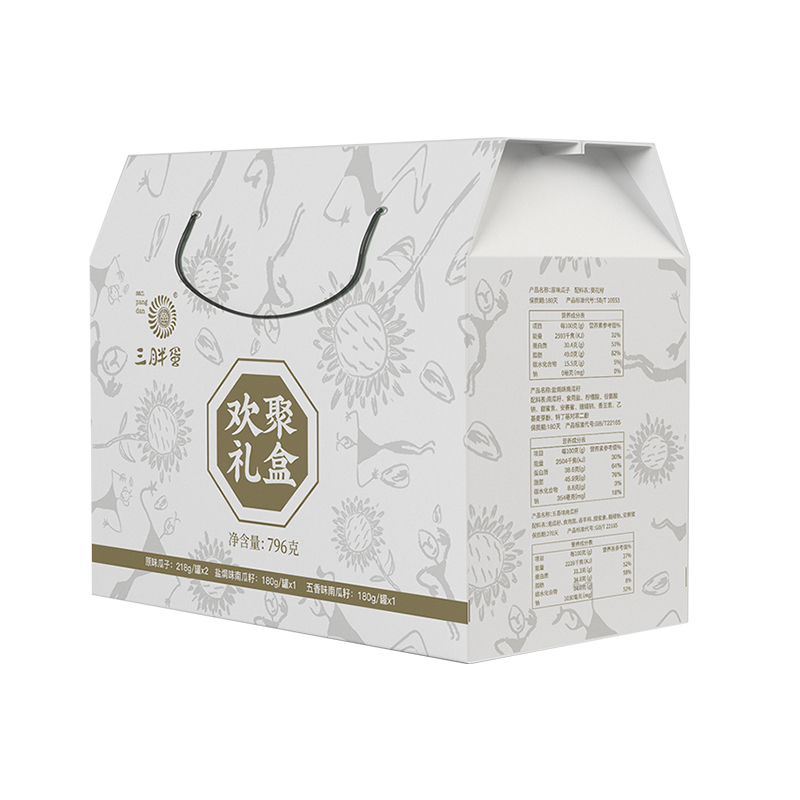 三胖蛋 欢聚礼盒混合装 内蒙特产 干果坚果炒货休闲零食