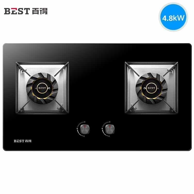 华帝 百得自动清洗抽油烟机家用厨房油烟机燃气灶套装大吸力E306+DZ42BS嵌入式台嵌两用钢化玻璃大火力灶(天然气)