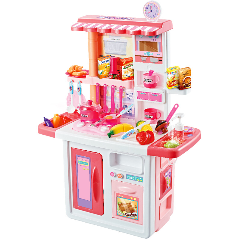 仿真厨房玩具女孩过家家宝宝做饭2煮饭4炒菜6烧饭儿童套装女童3岁大号
