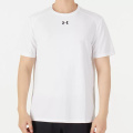 安德玛（Under Armour）男装新款运动休闲潮流上衣跑步健身透气短袖t恤6015379-009 ZP M 21500513-100/白色