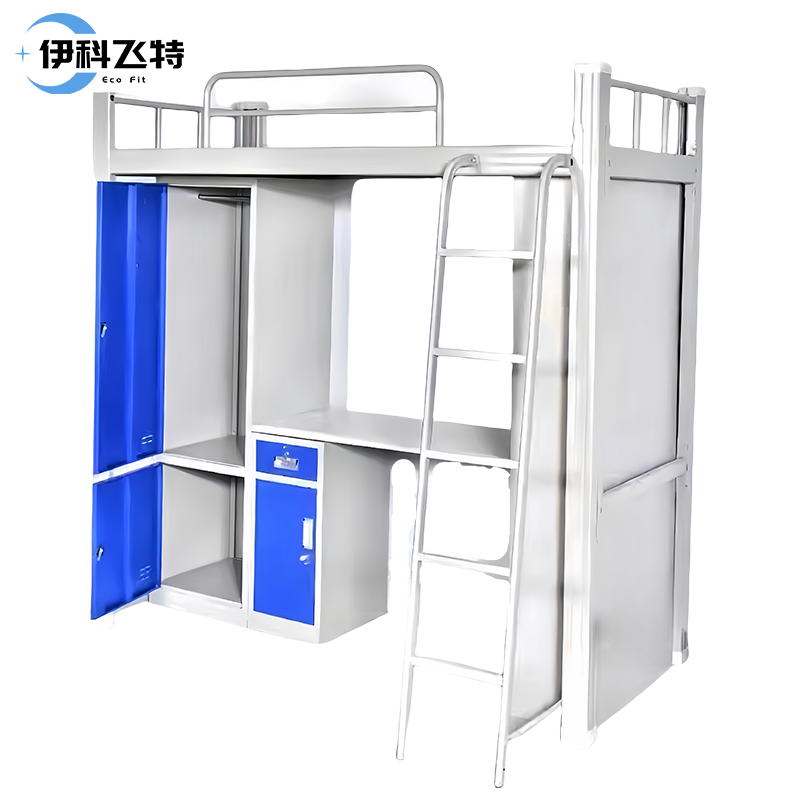 伊科飞特0.9米床2100*900*2000mm+柜子套高清大图