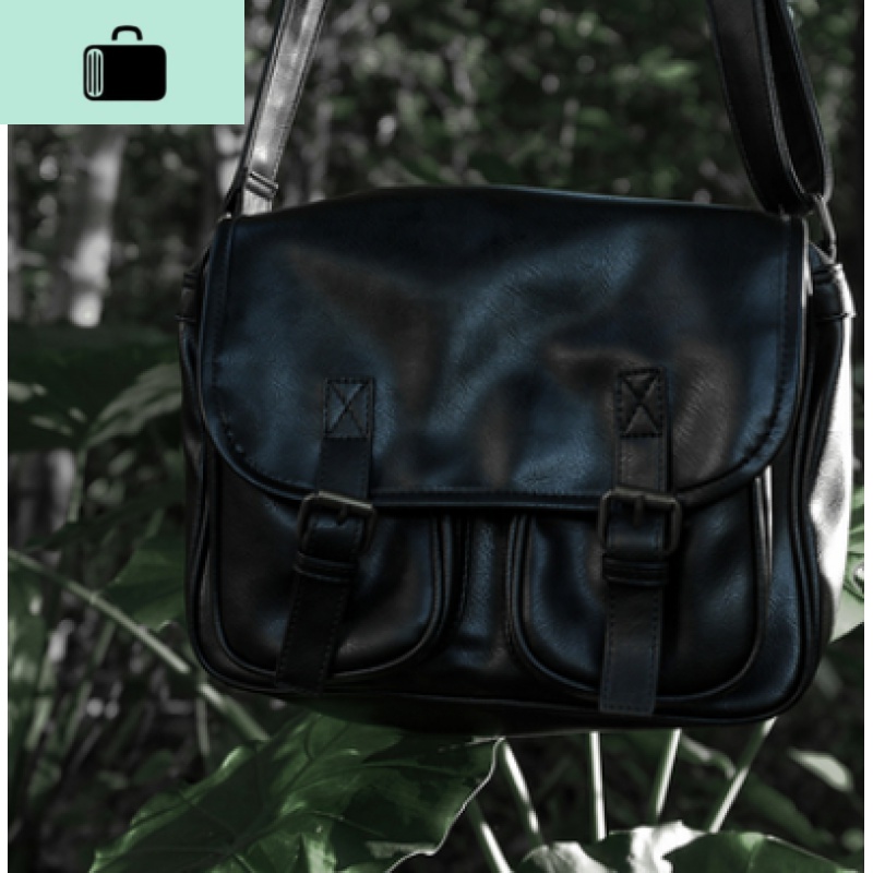 包包新款女包学院感油皮复古大包包潮宽带斜挎包ins大容量单肩包NEWLAKE 黑色