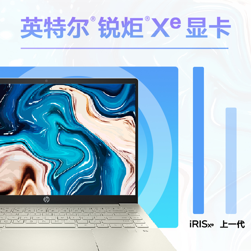 惠普(HP)星14Pro-eh0101TU笔记本电脑轻薄本14英寸学生商务办公轻薄本(英特尔酷睿i5-12500H 16G 512G 指纹识别 2.8K低蓝光屏)流光金