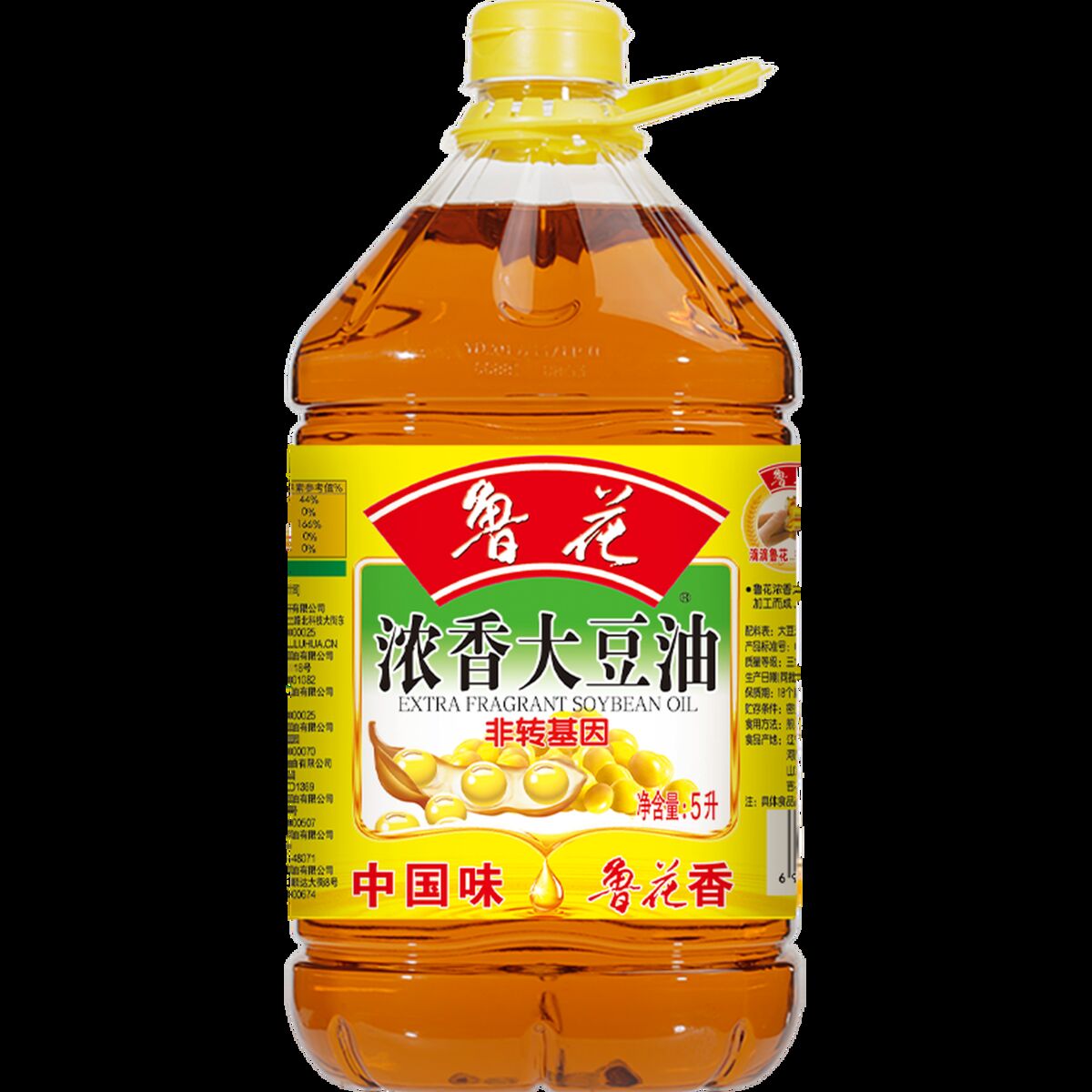鲁花 食用油 大豆油 5L 非转基因 1桶高清大图