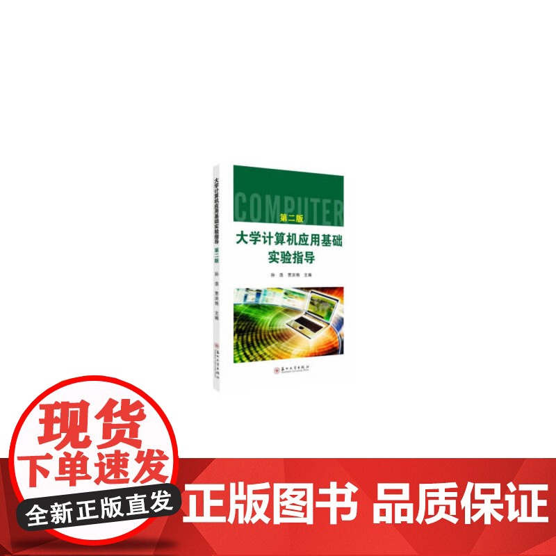 大学计算机应用基础实验指导(第二版)高清大图