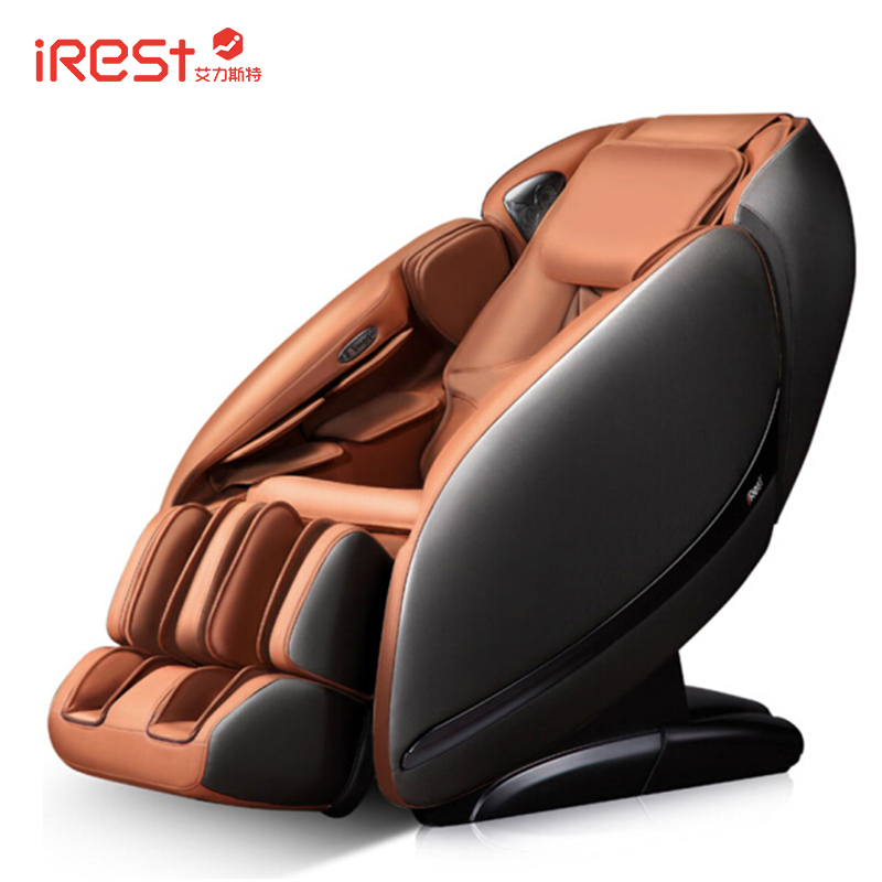 艾力斯特(iRest) 按摩椅A770家用全身太空舱智能操控 音乐功能蓝牙音响负氧离子远红外加热 揉捏按摩 暗橙色