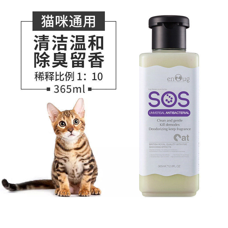 sos猫咪沐浴露猫用香波沐浴液宠物店洗浴专用幼猫洗澡全套用品 全效