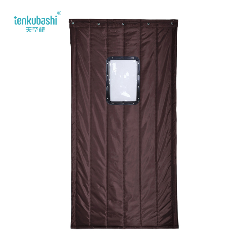 天空桥 棉门帘 MML-199咖啡色40*60cm二层棉 平方米高清大图