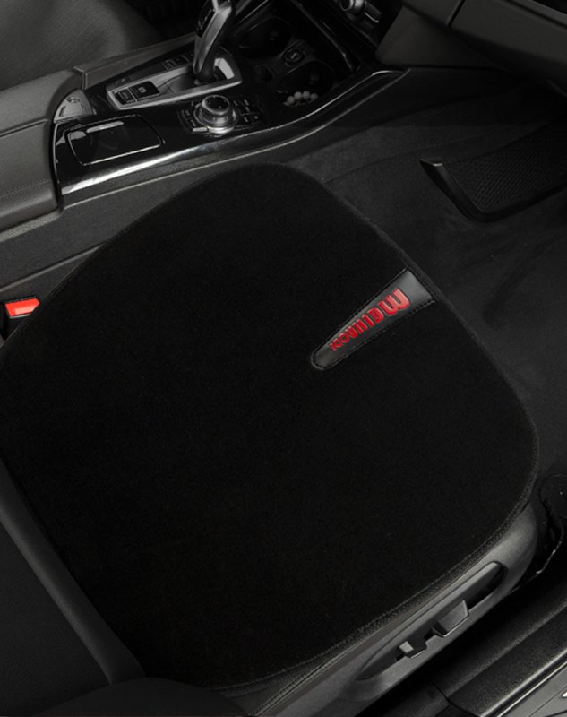 恒源祥纯羊毛汽车座垫保暖免捆绑单个座垫丰田霸道奥迪宝马5系五座通用汽车座垫单个司机座垫高清大图