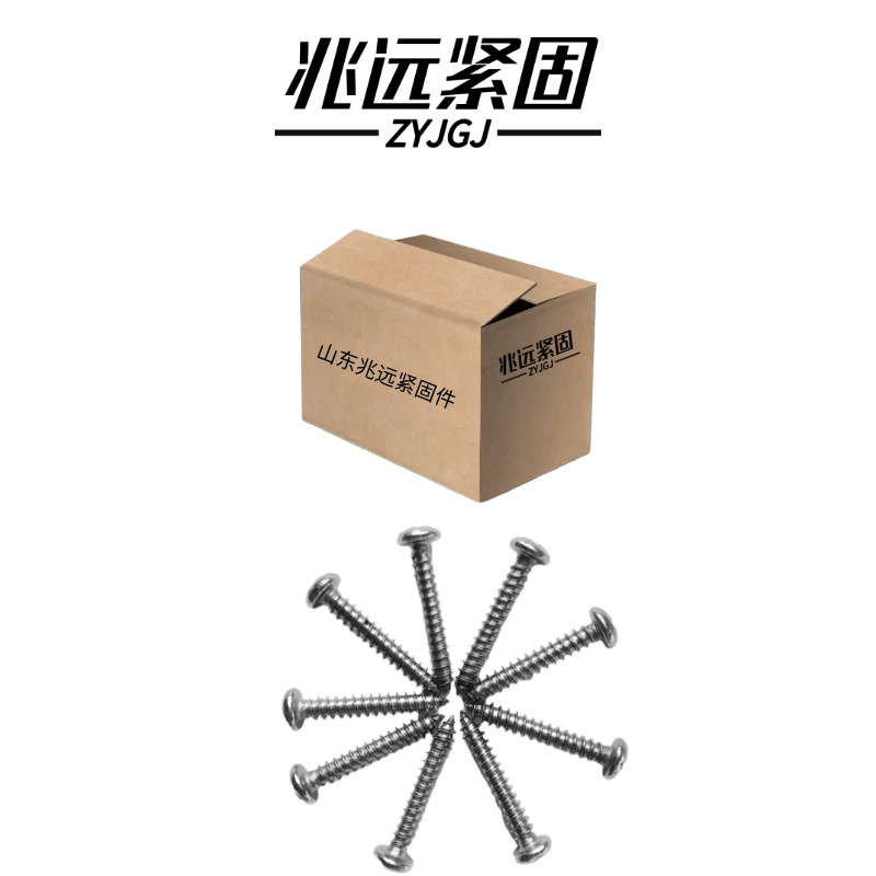 兆远紧固 不锈钢圆头自攻钉(个)(4*16)图片