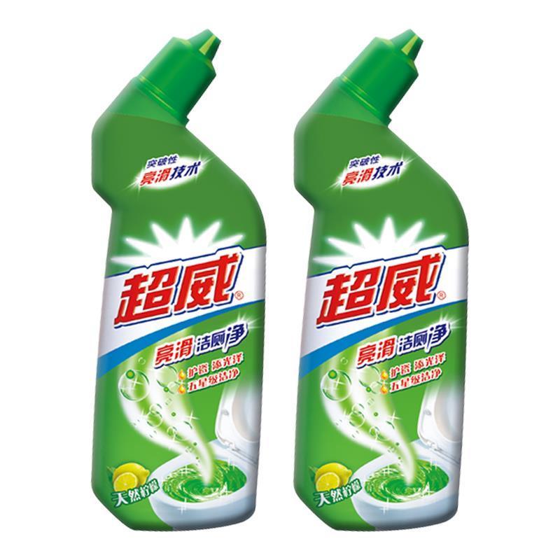 超威亮滑洁厕净灵液500g家用强力除垢清香型马桶除臭清洁剂 超威亮滑洁厕净 500g*1瓶