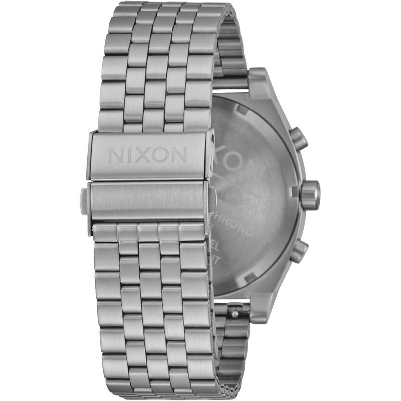 Nixon男士机械计时防水表表盘不锈钢表带高清大图