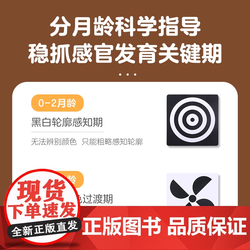 婴儿全脑发育视觉刺激大卡 黑白卡高清大图