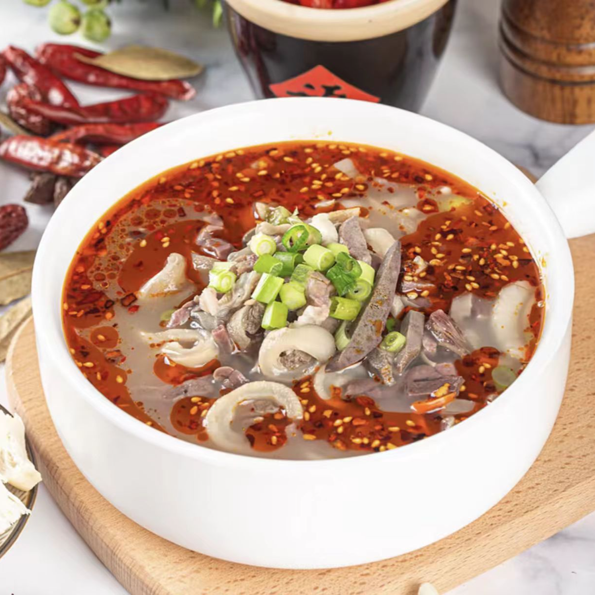 巴林牧场内蒙古羊杂精品羊草原羊杂200g*5袋高清大图