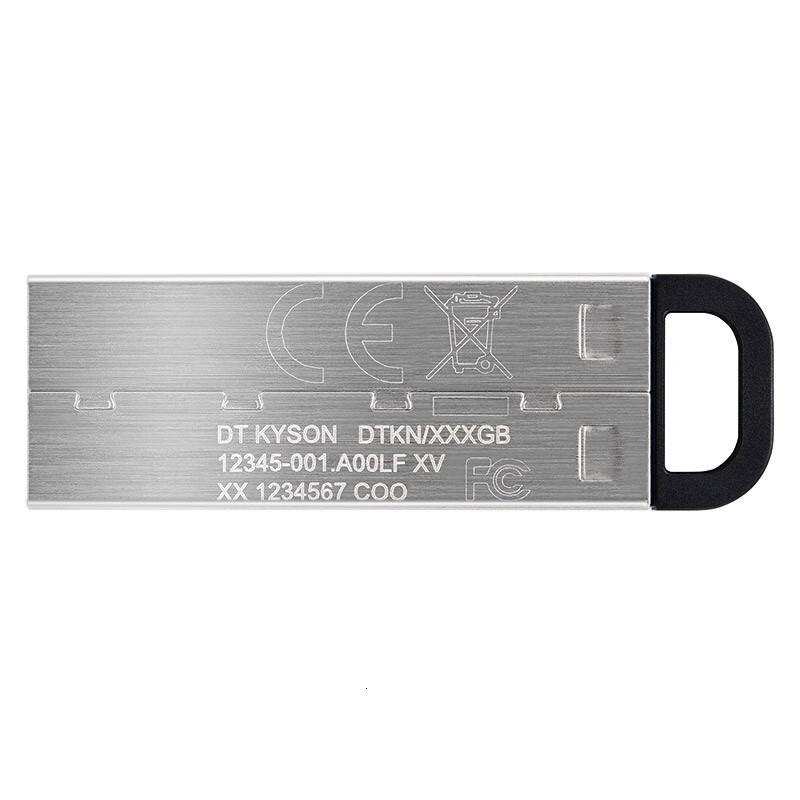 金士顿(Kingston) DTKN 64G 读速200MB/s 金属外壳 优盘 (计价单位:个) 银色高清大图