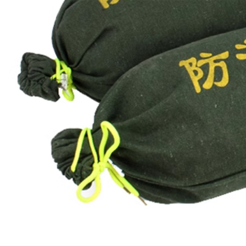 臻远ZY40614174防汛沙袋消防物业防水抗洪帆布袋抽绳款25*50CM(10条)