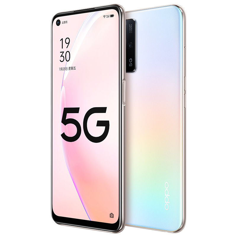 OPPO A93s 5G 白桃汽水 8GB+256GB 5G数字移动电话机 全网通版
