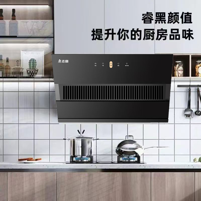 志高(CHIGO) 侧吸式F818大吸力抽油烟机家用 厨房脱排小型吸油烟机上门安装高清大图