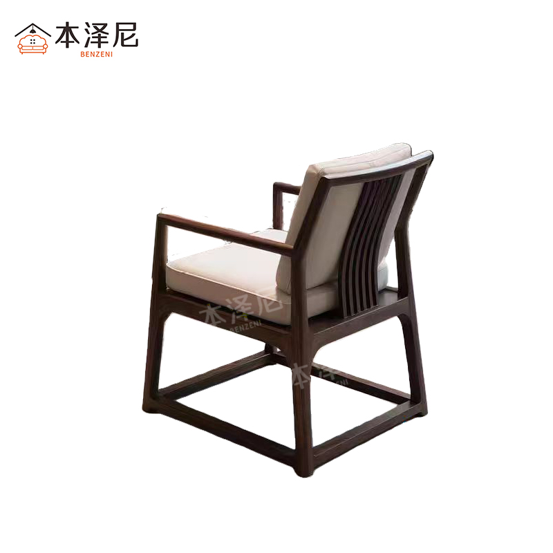 本泽尼 木椅 HTZ-MY801 650*760*880mm 把高清大图