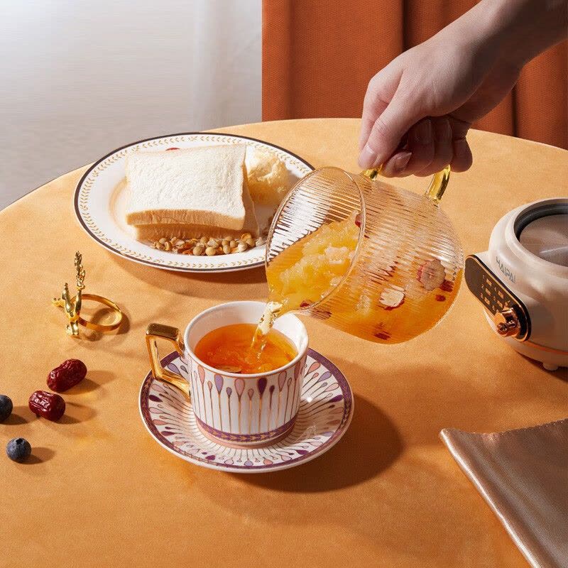 海牌(HAIPAI)养生杯HP-Y39A[白色]分体式设计便于清洗6种功能模式定时预约0.5L养生壶电水壶电水杯图片