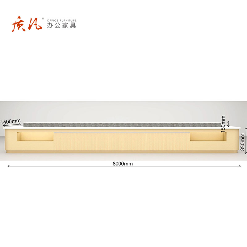 质凡现代简约双面岛台8000*1400*850mm高清大图