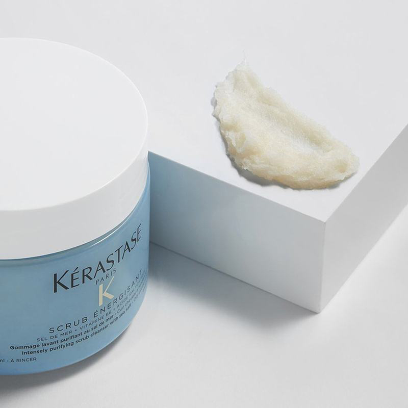 卡诗(KERASTASE)海盐蓝罐头皮清爽洁净膏洗发膏250ml 控油蓬松止痒