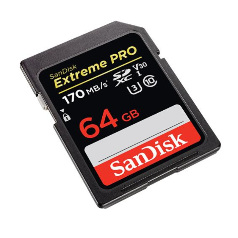 闪迪（SanDisk）64GB SD存储卡 U3 C10 V30 至尊超ji速版 读速170MB/s 写速90MB/s高清大图