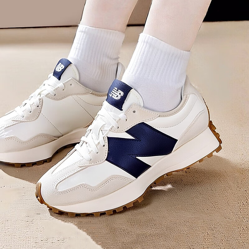 NEW BALANCENB女鞋2025春季新款潮流复古nb327运动鞋低帮耐磨透气休闲鞋