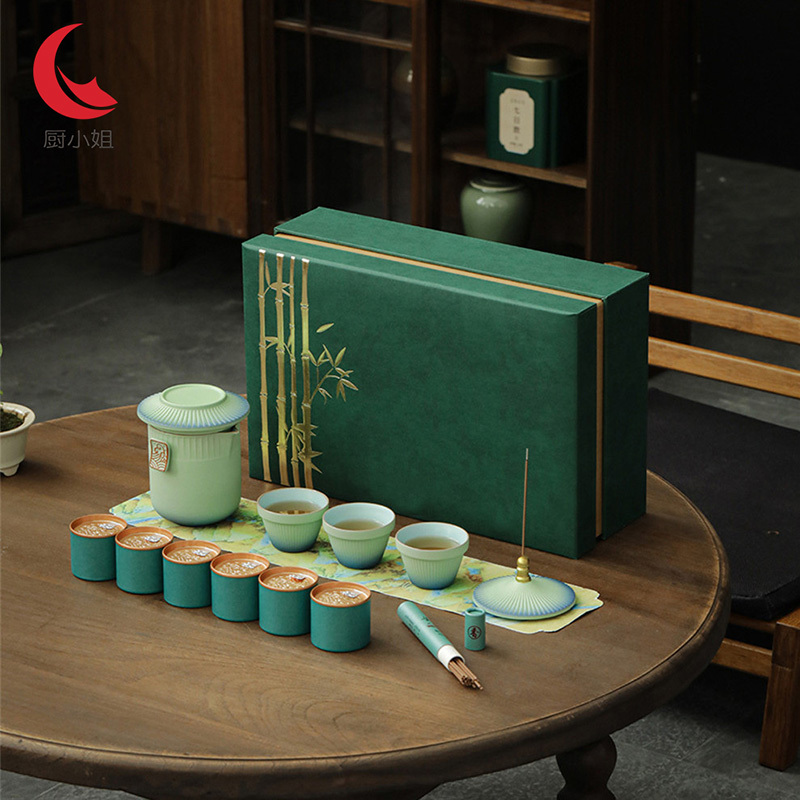 厨小姐节节高粽故宫茶礼套装CXJ-C01002/套