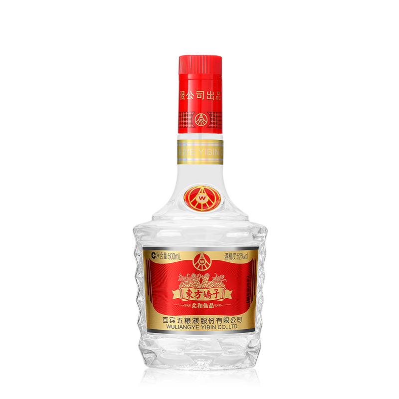 五粮液股份公司 东方娇子 柔和佳品 52度 500ml *6瓶 箱装 浓香型白酒