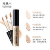 柳丝木遮瑕液膏笔盘棒女遮盖斑点修容唇部遮盖黑眼圈痘印痘痘雀斑 深肤色