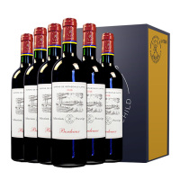 法国进口红酒 拉菲尚品波尔多干红葡萄酒名庄整箱装750ml*6瓶