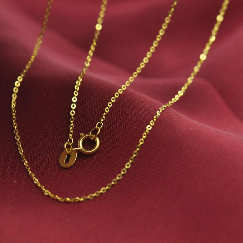 梦克拉mkela18k金项链o型链女士项链黄金定价