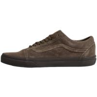 VANS男鞋百搭纯牛皮帆布休闲板鞋秋冬款潮牌经典硫化鞋