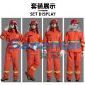 三安泰 SAT-XFF-0006 消防服 尺码:3XL；颜色:橘红色；规格:全套六件套 单位：套