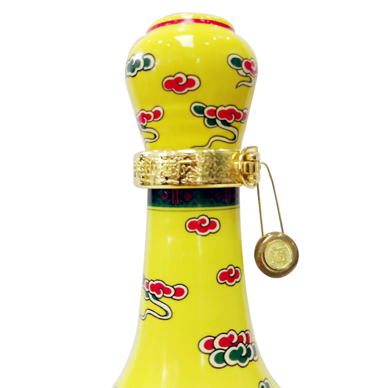 牛栏山经典二锅头 牛经典黄龙 白酒 45度 清香型 500ml 单瓶装