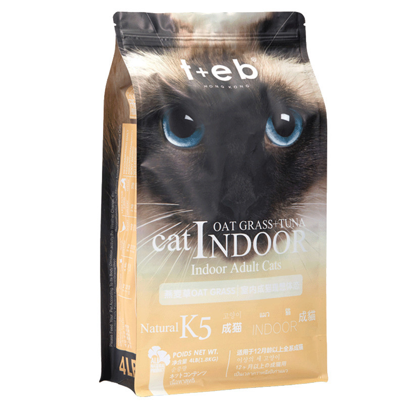 TEB!汤恩贝猫粮K5室内成猫粮1.8kg进口原料暹罗英短蓝猫天然猫粮高清大图