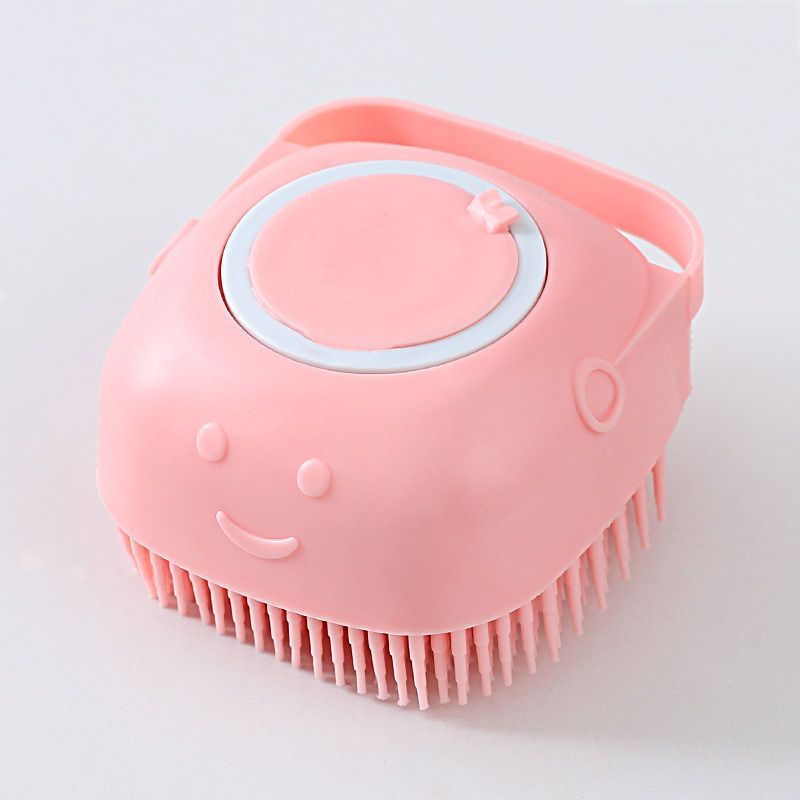 猫咪狗狗洗澡神器按摩刷猫用品全套狗狗的生活用品梳毛器猫毛刷子 少女粉